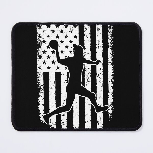 Item preview, Handball American Flag Retro White designed and sold by VannaShanha.