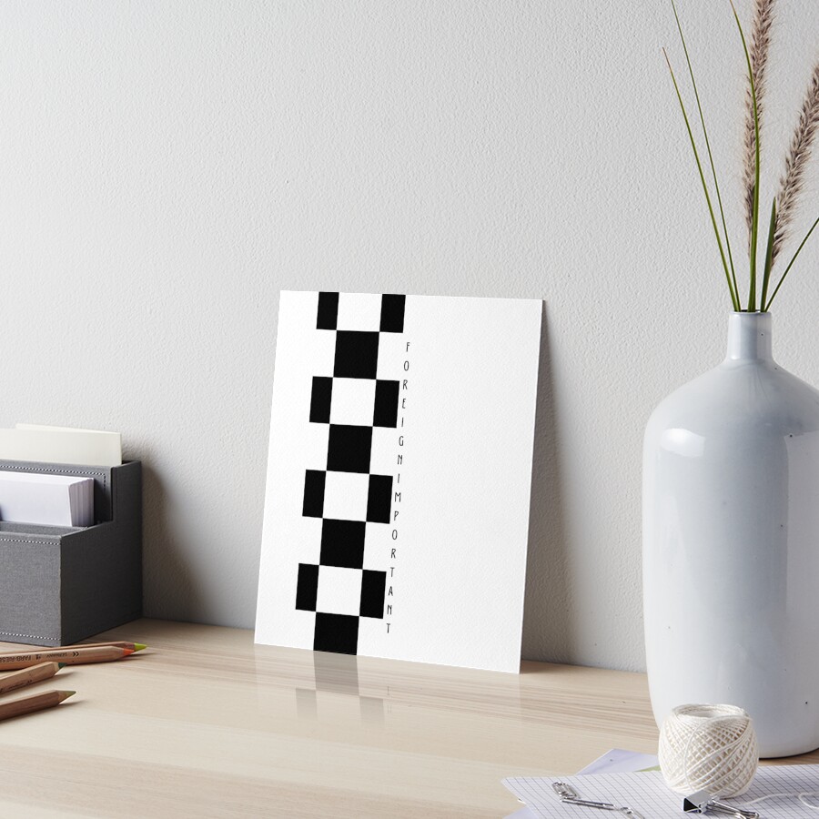Item preview, Art Board Print designed and sold by ALITTLEFOREIGN.