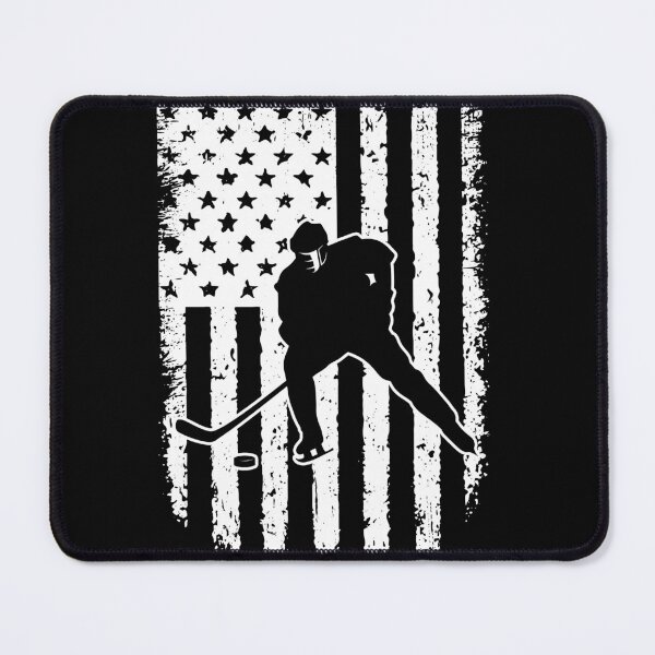 Item preview, Ice Hockey American Flag Retro White designed and sold by VannaShanha.