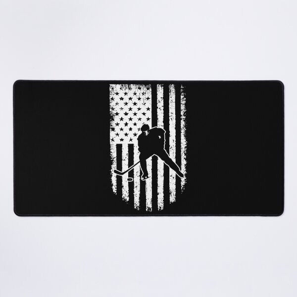 Item preview, Ice Hockey American Flag Retro White designed and sold by VannaShanha.