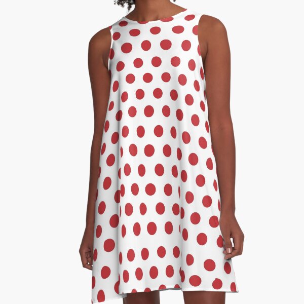 Item preview, Red Polka Dot on White designed and sold by Sarnga2.