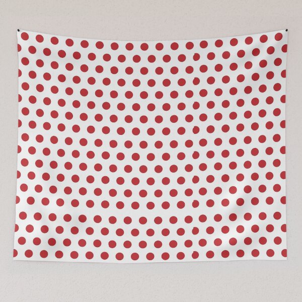 Item preview, Red Polka Dot on White designed and sold by Sarnga2.
