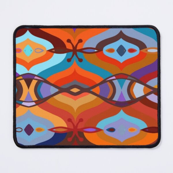 Item preview, Beauty of Ikat print pattern floor pillow      designed and sold by EVintageGallery.