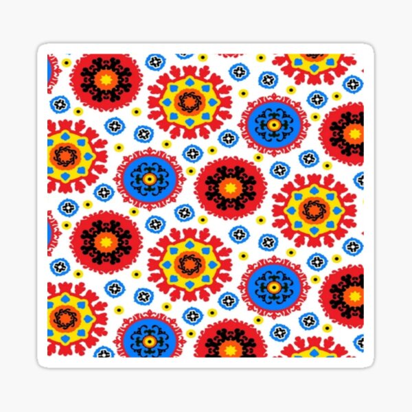 Item preview, Beauty of Ikat print pattern socks   designed and sold by EVintageGallery.