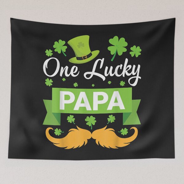 Item preview, Bearded Leprechaun Happy Saint Patricks Day One Lucky Papa designed and sold by virnmjan.