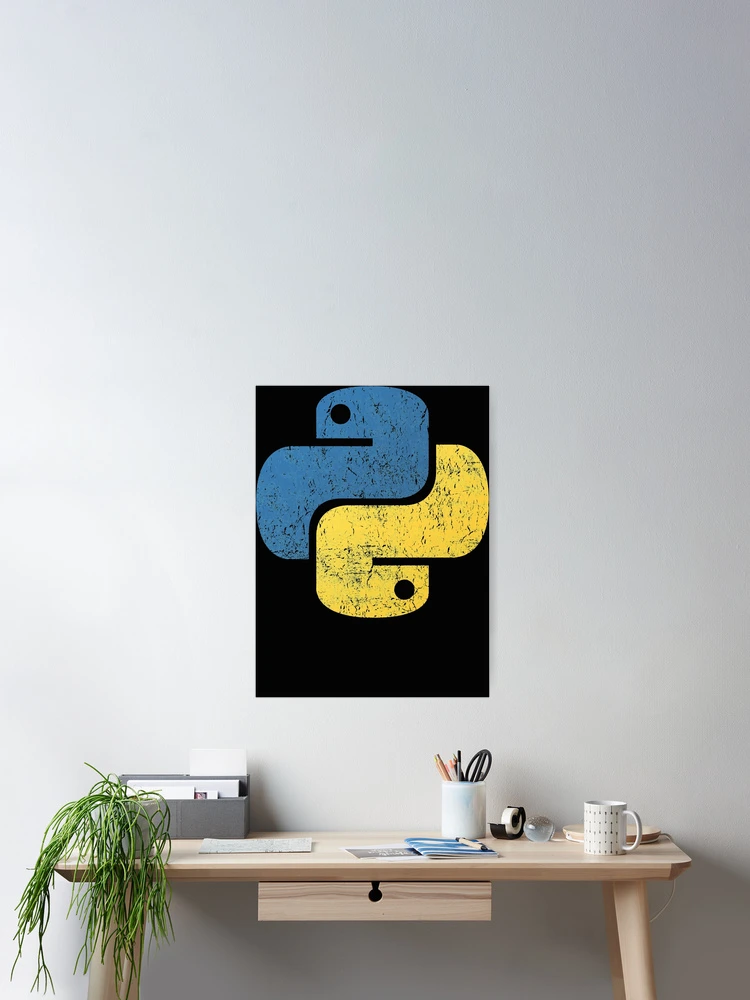 Aperçu 2 sur 3. Poster avec l'œuvre Vintage Python Classique créée et vendue par Roccrary.