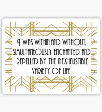 Great Gatsby Sticker