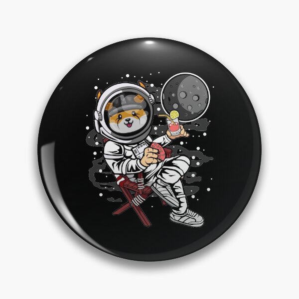 Item preview, Astronaut Retirement Plan Floki Inu Coin To The Moon Crypto Token Cryptocurrency Blockchain Wallet HODL designed and sold by AdamRoberts90.