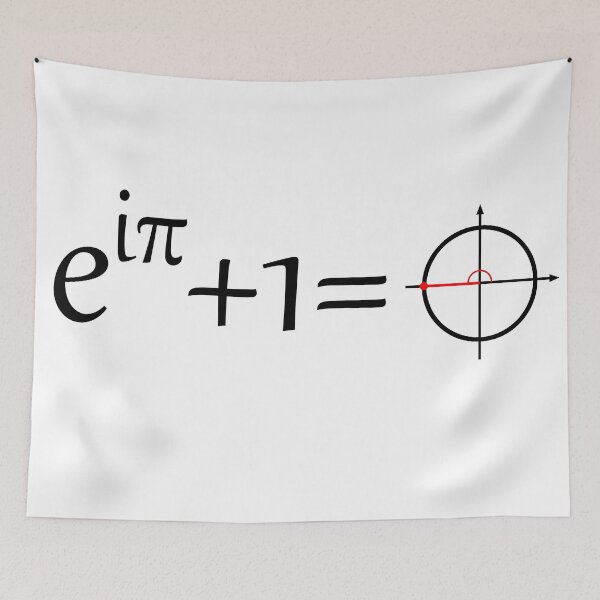 Item preview, Euler's identity with unit circle designed and sold by lakitzi.