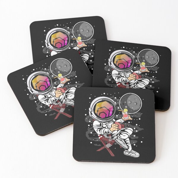 Item preview, Plan de jubilación de astronautas HEX Coin To The Moon Crypto Token Cryptocurrency Blockchain Wallet HODL designed and sold by AdamRoberts90.