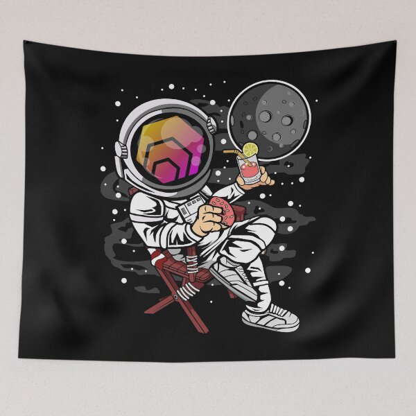 Item preview, Astronaut Retirement Plan HEX Coin To The Moon Crypto Token Cryptocurrency Blockchain Wallet HODL designed and sold by AdamRoberts90.