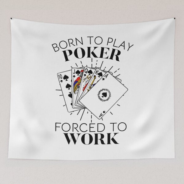 Item preview, Born To Play Poker Forced To Work T-shirt, Funny Poker Shirt, Casino Shirt, Poker Player Gift, Poker Tee Women, Gambling T-shirt  designed and sold by Djikou.