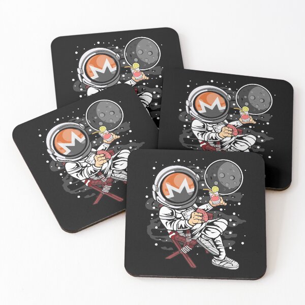 Item preview, Astronaut Retirement Plan Monero XMR Coin To The Moon Crypto Token Cryptocurrency Blockchain Wallet HODL designed and sold by AdamRoberts90.
