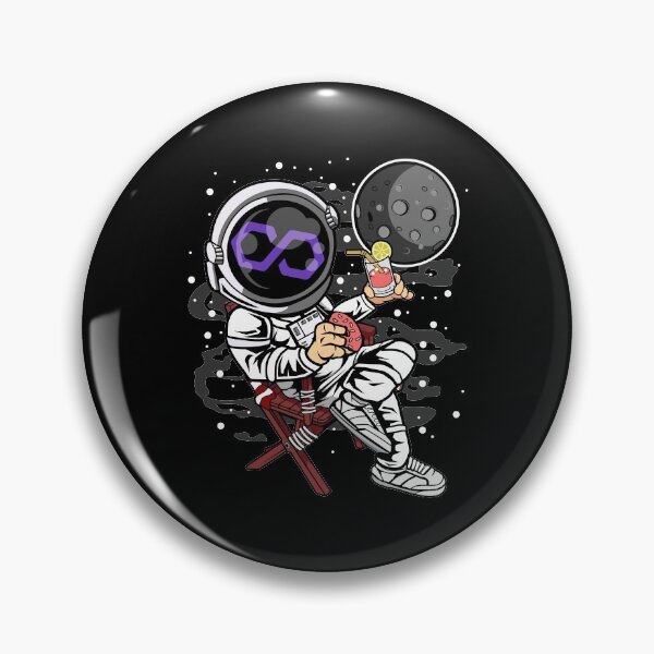 Item preview, Astronaut Retirement Plan Polygon Matic Coin To The Moon Crypto Token Cryptocurrency Blockchain Wallet HODL designed and sold by AdamRoberts90.