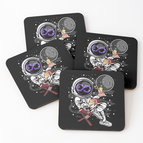 Item preview, Astronaut Retirement Plan Polygon Matic Coin To The Moon Crypto Token Cryptocurrency Blockchain Wallet HODL designed and sold by AdamRoberts90.