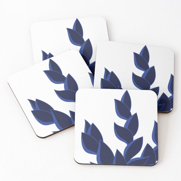 Item preview, BLUE LEAF AND FLORAL PATTERN  designed and sold by Pranvi19.