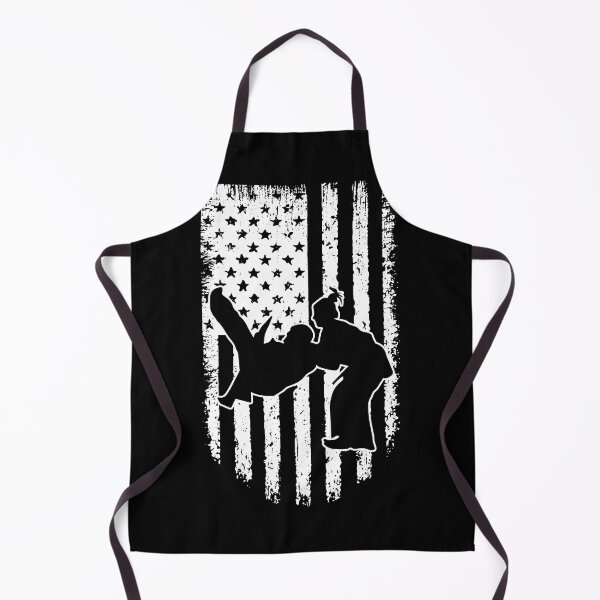 Item preview, Judo USA Flag Black White designed and sold by LucianaShop.