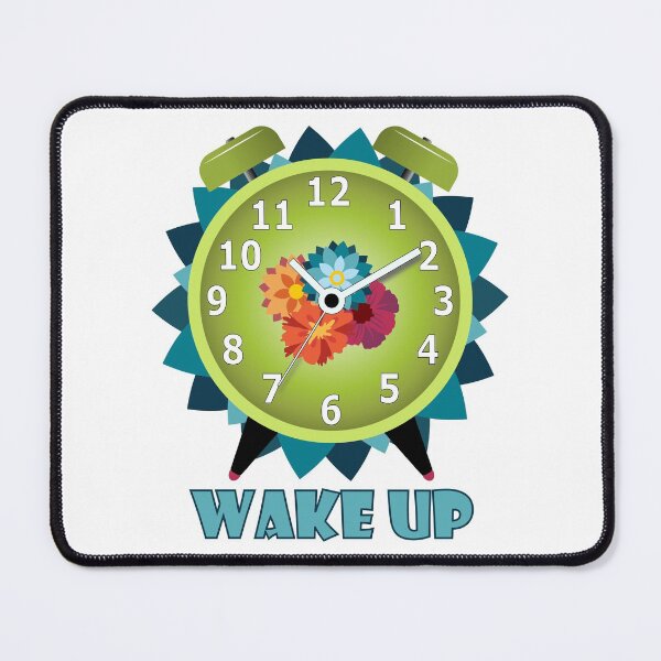 Item preview, Alarm clock and flowers t-shirt designed and sold by aleksmm-11.