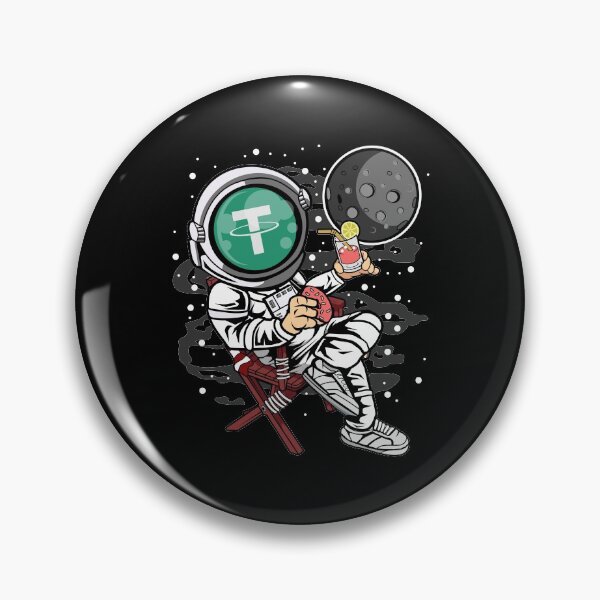 Item preview, Astronaut Retirement Plan Tether USDT Coin To The Moon Crypto Token Cryptocurrency Blockchain Wallet HODL designed and sold by AdamRoberts90.