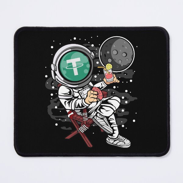 Item preview, Astronaut Retirement Plan Tether USDT Coin To The Moon Crypto Token Cryptocurrency Blockchain Wallet HODL designed and sold by AdamRoberts90.