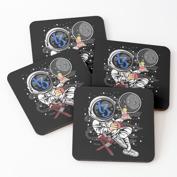 Item preview, Astronaut Retirement Plan Tezos XTZ Coin To The Moon Crypto Token Cryptocurrency Blockchain Wallet HODL designed and sold by AdamRoberts90.