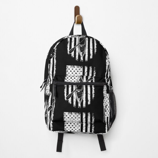 Item preview, Kayak USA Flag Black White designed and sold by LucianaShop.