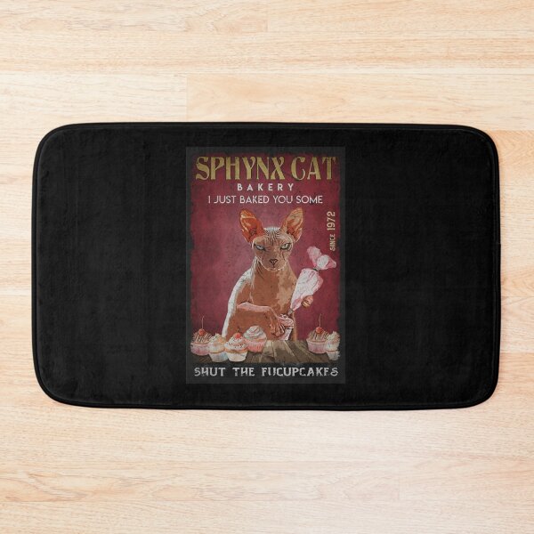 Item preview, SPHYNX CAT SHUT THE FUCUPCAKES  designed and sold by Raincheck408.