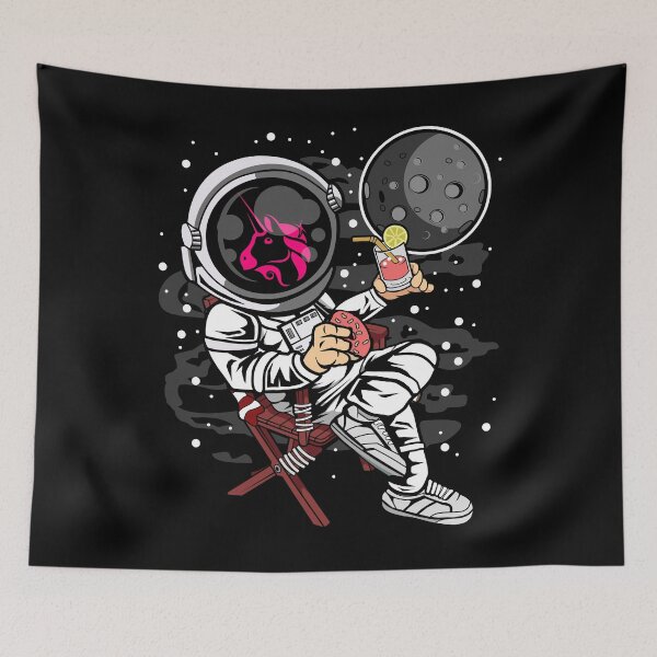 Item preview, Astronaut Retirement Plan Uniswap UNI Coin To The Moon Crypto Token Cryptocurrency Blockchain Wallet HODL designed and sold by AdamRoberts90.