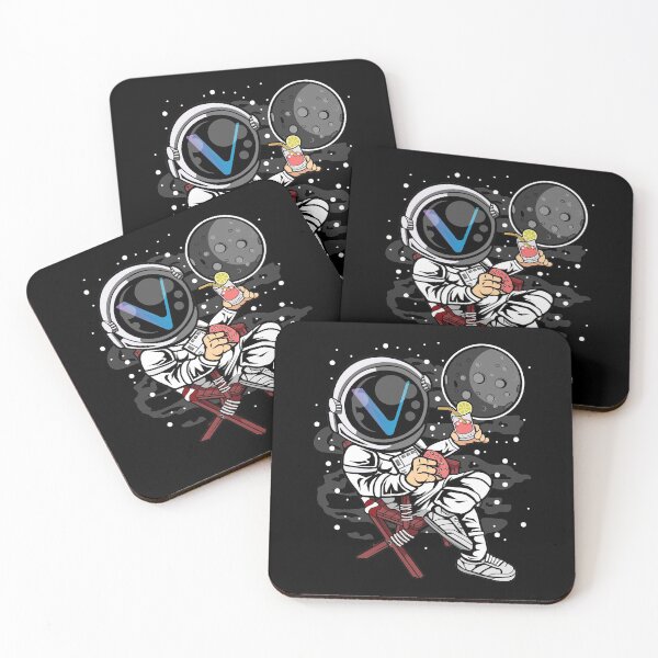 Item preview, Astronaut Retirement Plan Vechain VET Coin To The Moon Crypto Token Cryptocurrency Blockchain Wallet HODL designed and sold by AdamRoberts90.