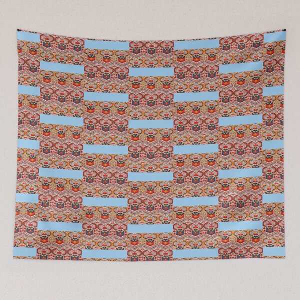 Item preview, Bright sunny colors of Uzbek ikat atlas al    designed and sold by EVintageGallery.