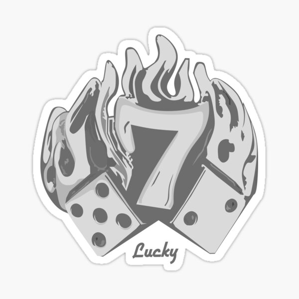 lucky-symbol-illustration-sticker-by-ya2m-redbubble