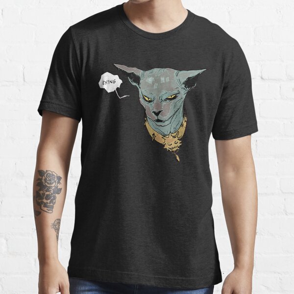 lying cat shirt