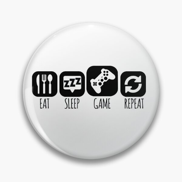 Artikelvorschau, Eat Sleep Spiel Gamer Mantra entworfen und verkauft von SunnyStreet.