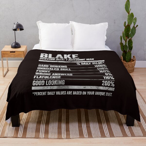 Item preview, Mens Blake Nutrition Personalized Name Shirt Funny Name Facts T-Shirt designed and sold by King7778.