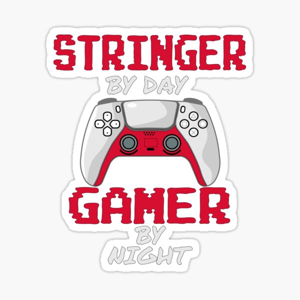 Funny Stringer Gaming Sticker For Sale By Hhppppp Redbubble 1644