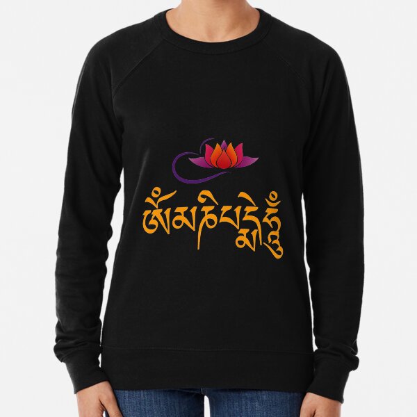Om Mani Padme Hum T-Shirt Lightweight Sweatshirt