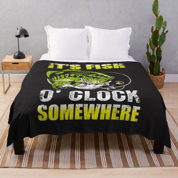 Item preview, It's Fish O'clock Somewhere Funny Fishing  designed and sold by MichaelXII.