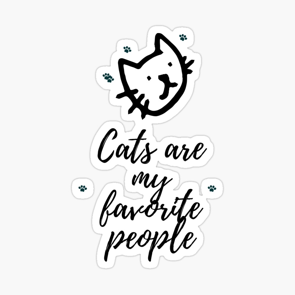 Cats are my favorite people Cap for Sale by YasmaShop