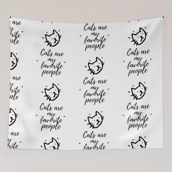 Item preview, Cats are my favorite people designed and sold by YasmaShop.