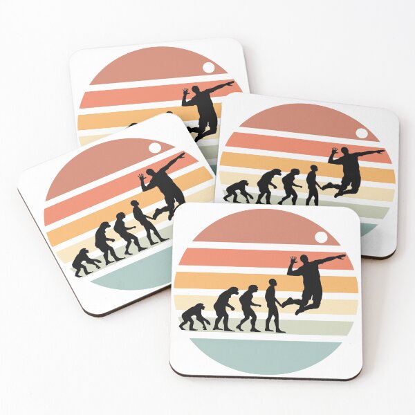 Item preview, Evolution of humanity: VOLLEYBALL designed and sold by Cheerocki.