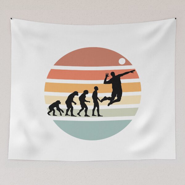 Item preview, Evolution of humanity: VOLLEYBALL designed and sold by Cheerocki.
