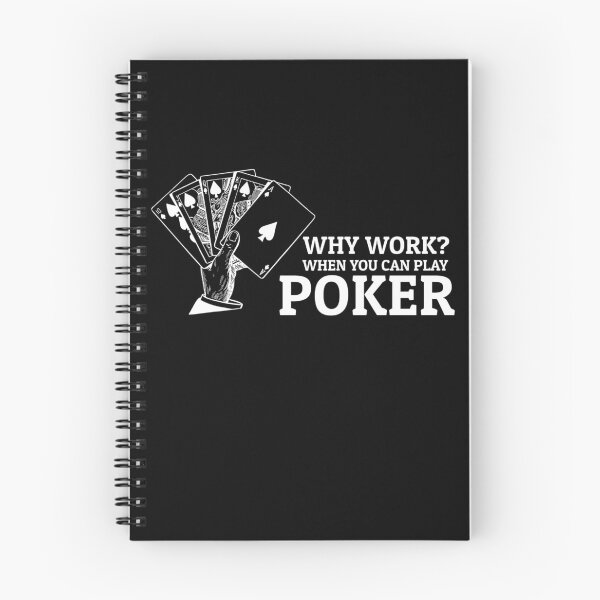 Item preview, Why Work When You Can Play Poker T-shirt, Funny Poker Shirt, Casino Shirt, Poker Player Gift, Poker Tee Women, Gambling T-shirt designed and sold by Djikou.