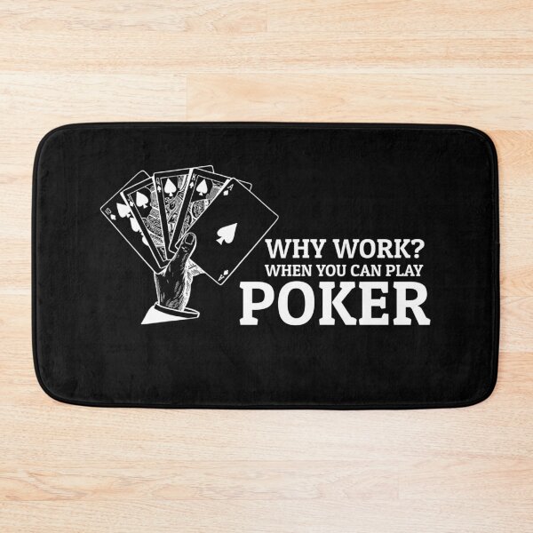 Item preview, Why Work When You Can Play Poker T-shirt, Funny Poker Shirt, Casino Shirt, Poker Player Gift, Poker Tee Women, Gambling T-shirt designed and sold by Djikou.