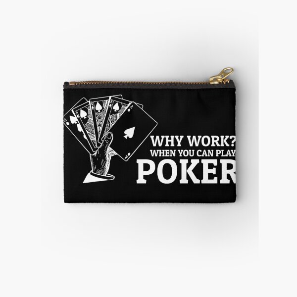 Item preview, Why Work When You Can Play Poker T-shirt, Funny Poker Shirt, Casino Shirt, Poker Player Gift, Poker Tee Women, Gambling T-shirt designed and sold by Djikou.