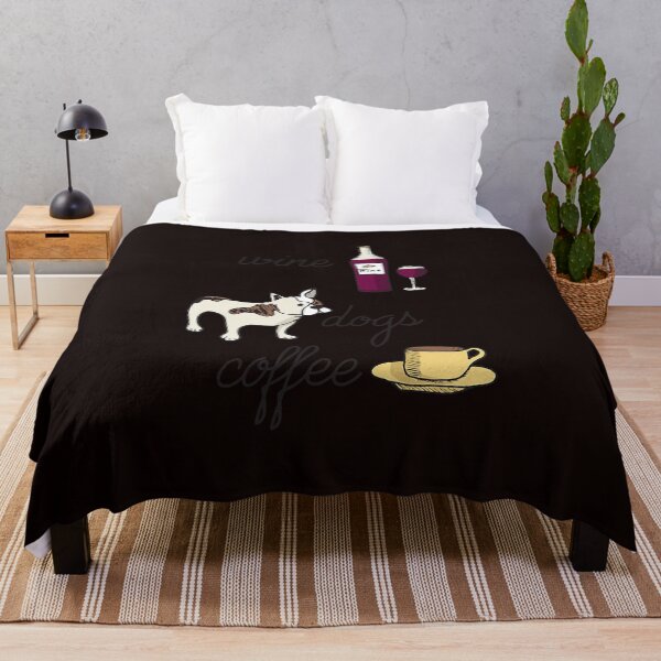 Item preview, Wine, dog and coffee T-shirt designed and sold by King7778.