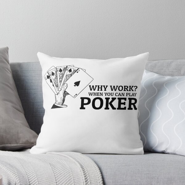 Item preview,  Why Work When You Can Play Poker T-shirt, Funny Poker Shirt, Casino Shirt, Poker Player Gift, Poker Tee Women, Gambling T-shirt designed and sold by Djikou.
