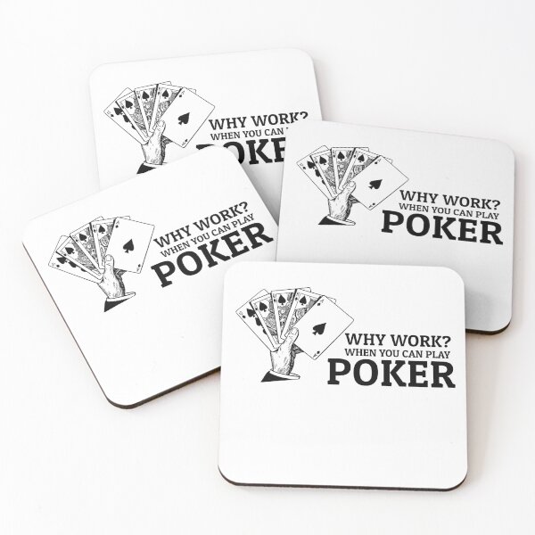 Item preview,  Why Work When You Can Play Poker T-shirt, Funny Poker Shirt, Casino Shirt, Poker Player Gift, Poker Tee Women, Gambling T-shirt designed and sold by Djikou.