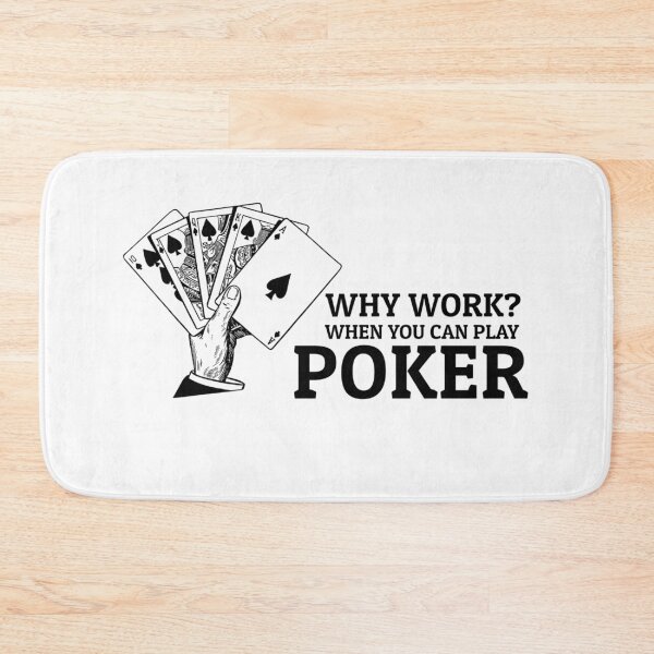 Item preview,  Why Work When You Can Play Poker T-shirt, Funny Poker Shirt, Casino Shirt, Poker Player Gift, Poker Tee Women, Gambling T-shirt designed and sold by Djikou.