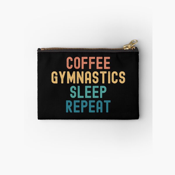 Item preview, Coffee Gymnastics Sleep Repeat - Funny Gymnastics & Coffee Gift designed and sold by kindxinn.