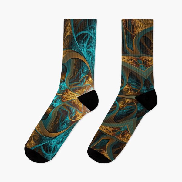 Item preview, Abstract Eye of the Eagle in Fractal Amber Waves designed and sold by San Jaya Prime.